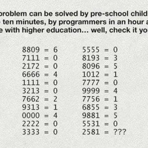 A good test. The answer is the amount of circles in the numbers is the answer.