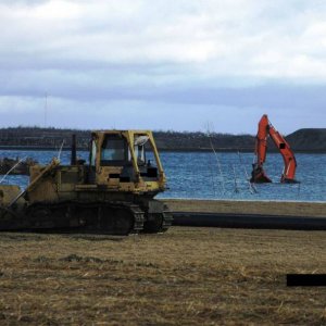 the loch ness monster of construction equipment was spotted today