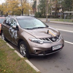 what you get for parking next to an axe throwing competition