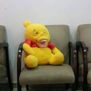 winnie the pooh thought it was time he went to the dentist