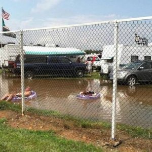 who needs a fancy pool when ya got dirt water