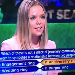 if she loves you she will get you a burger ring