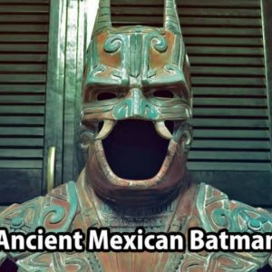 batman went through a time slip and ended up in ancient mexico