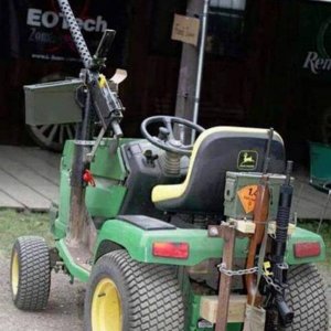 this is the merican way to cut the grass