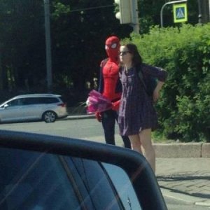 spiderman better keep that web in his pants