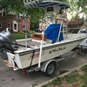 earls going to be riding this boat solo it looks like