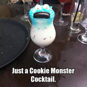 c is for cooking monster cocktail not alcoholic enough for me