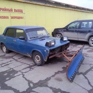 in russia snow plows you