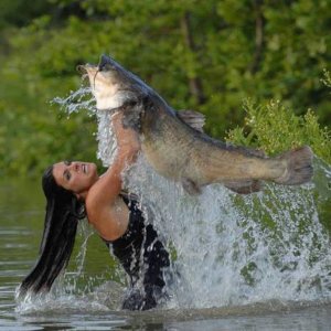 fish tastes better when a hot chick beats the crap out of it first