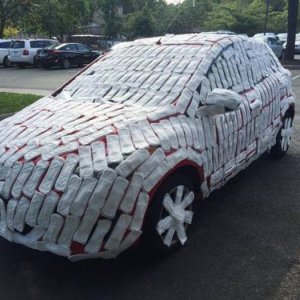 this is way better than airbags said the crazy person who lives in this car