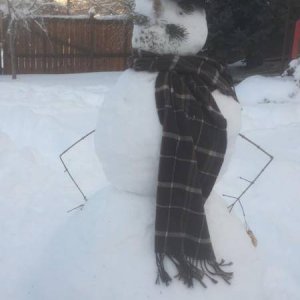 hipster snowman was cool before hit was cold outside