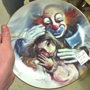 this plate makes the food taste more terrifying