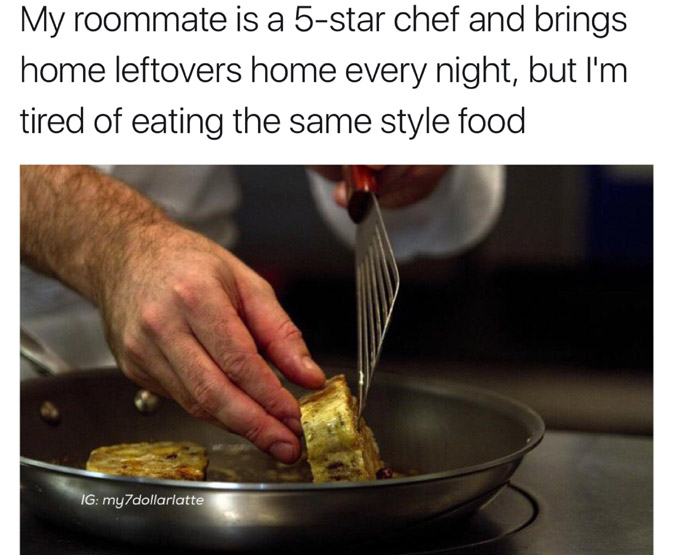 5 star food is boring