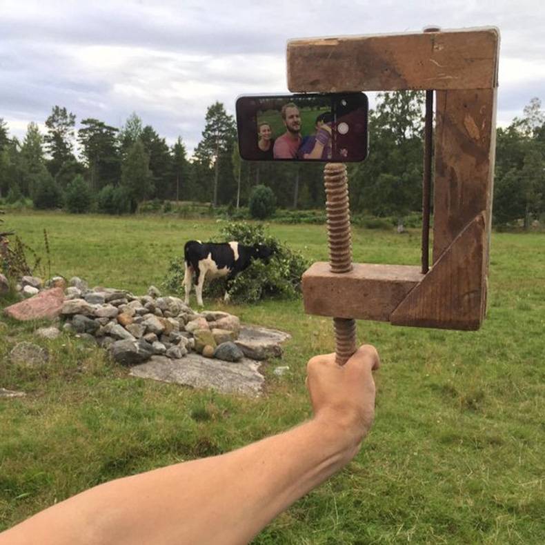 always brings your selfie vice to the cow field said no one