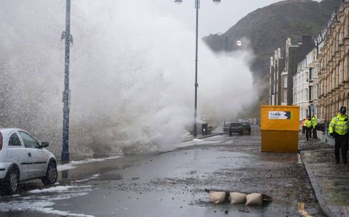 bet they are glad they put those three sandbags out