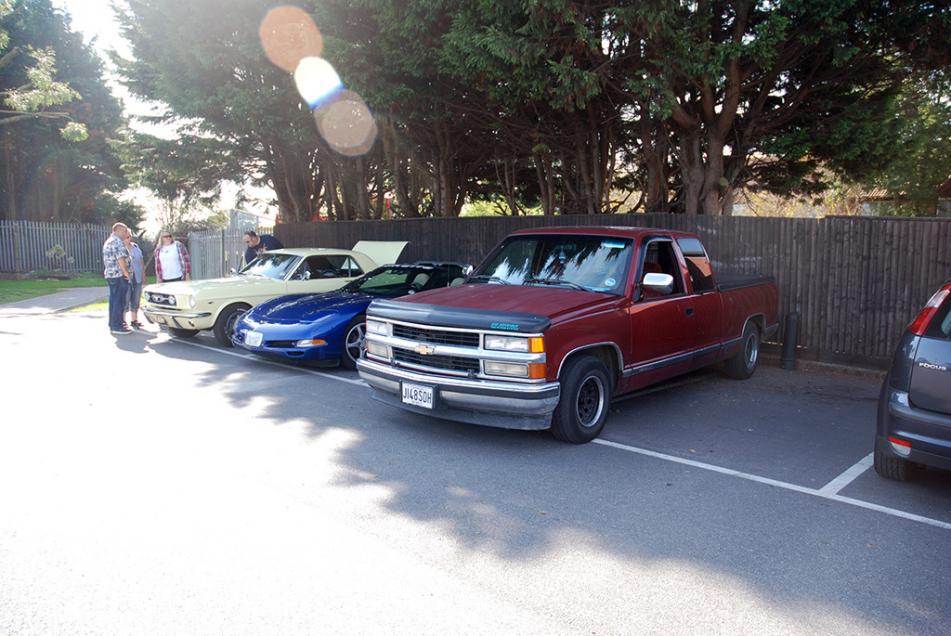 Chevy Pickup, C5 Corvette, and Mustang