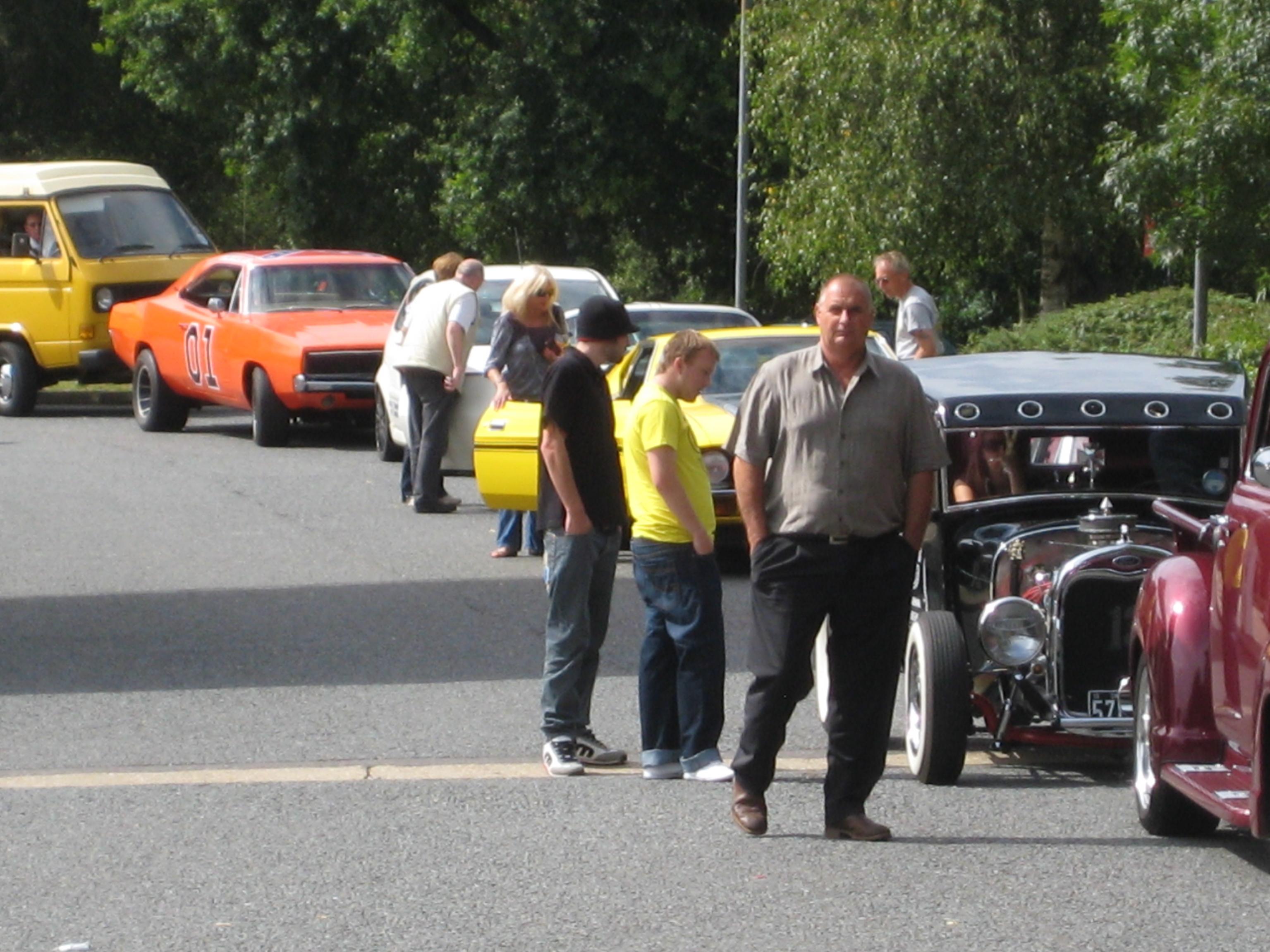 Collection of cars on the Hindhead Run