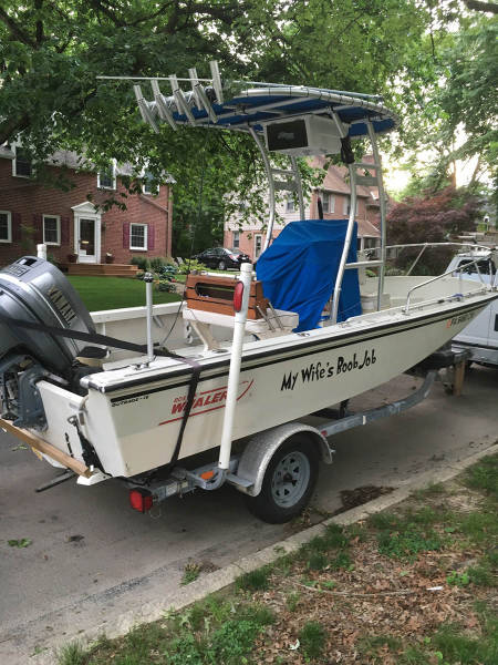 earls going to be riding this boat solo it looks like