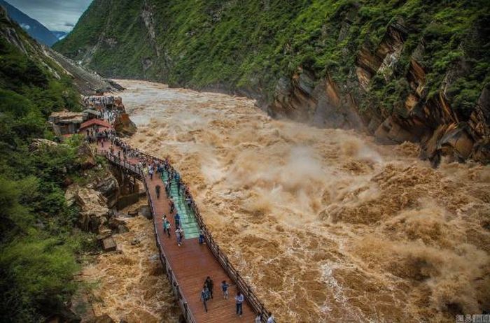 finally a sensible way to go white water rafting with a bridge