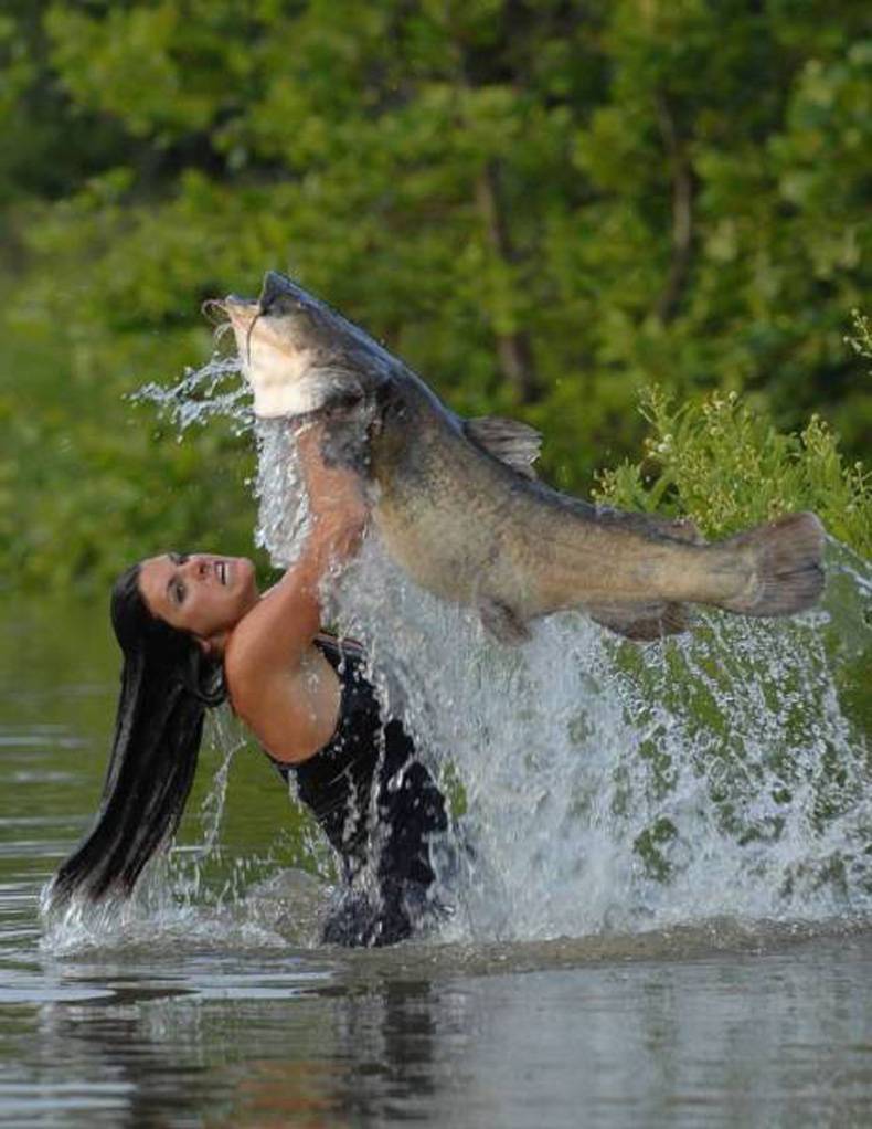 fish tastes better when a hot chick beats the crap out of it first