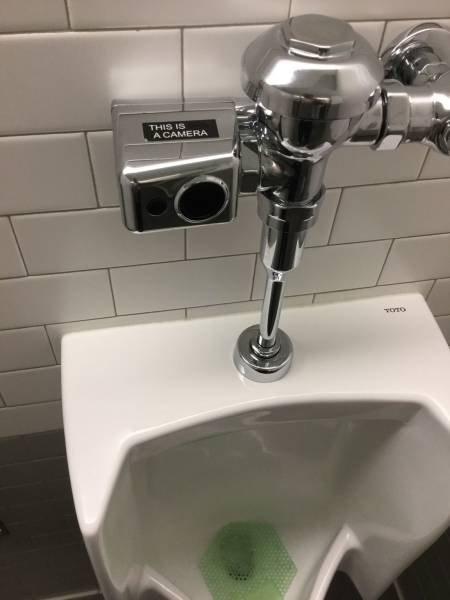 for those that like a little excitement at the urinal