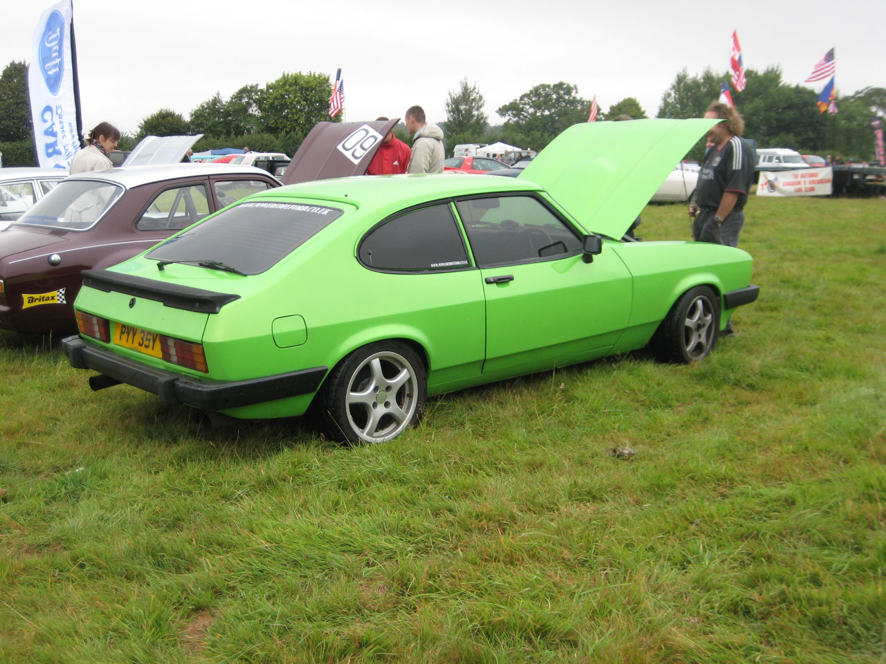 Green Ford Capri