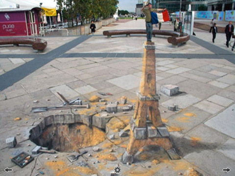 Impressive chalk art