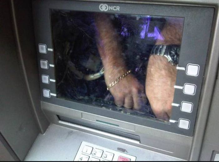 instead of cash this atm gives you a whole guy