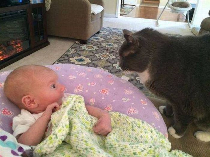 making sure this baby knows it will fuck it up if it has to