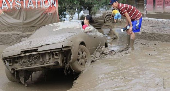 mud car owners make sure you park in the mud parking lot