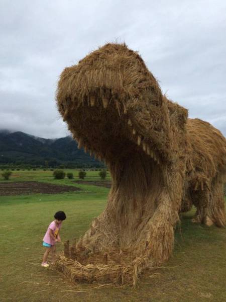 now scientists are saying that dinosaurs were made of straw