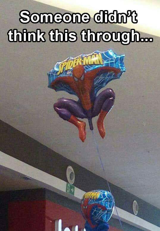 now we know why spider man is always shooting his web