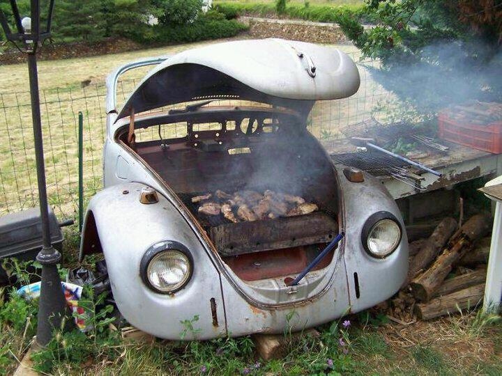 people are really into turning their cars into grills