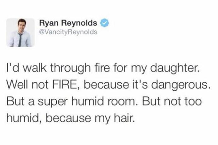 ryan reynolds is the best dad