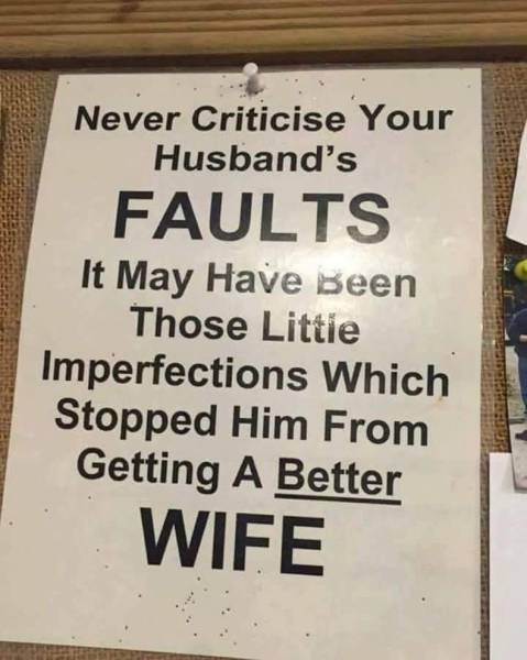 share with an annoyed wife today