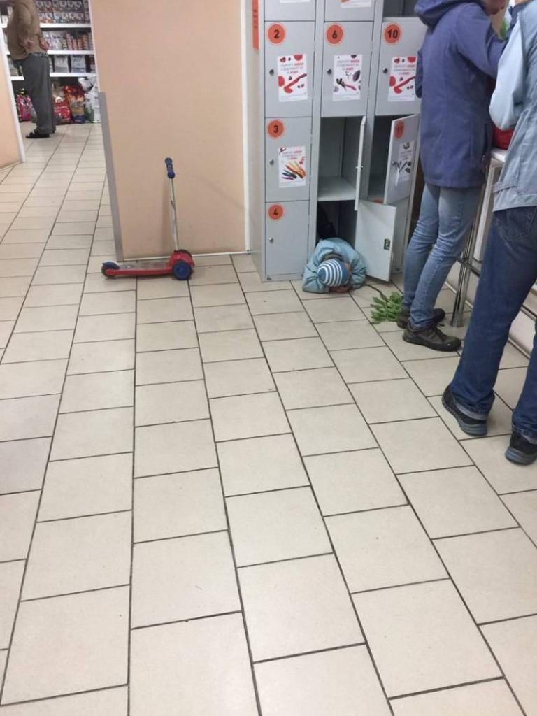 some days we want to crawl inside a locker too