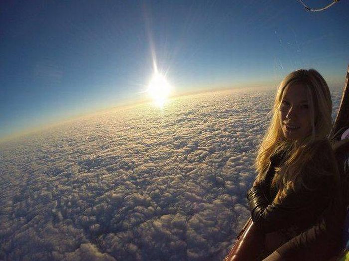 some flights now come with open air sun decks