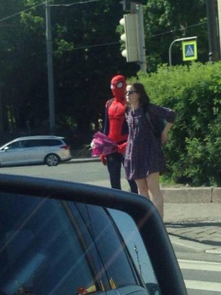 spiderman better keep that web in his pants