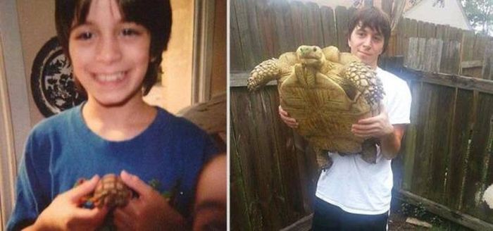 the third picture is that turtle from neverending story