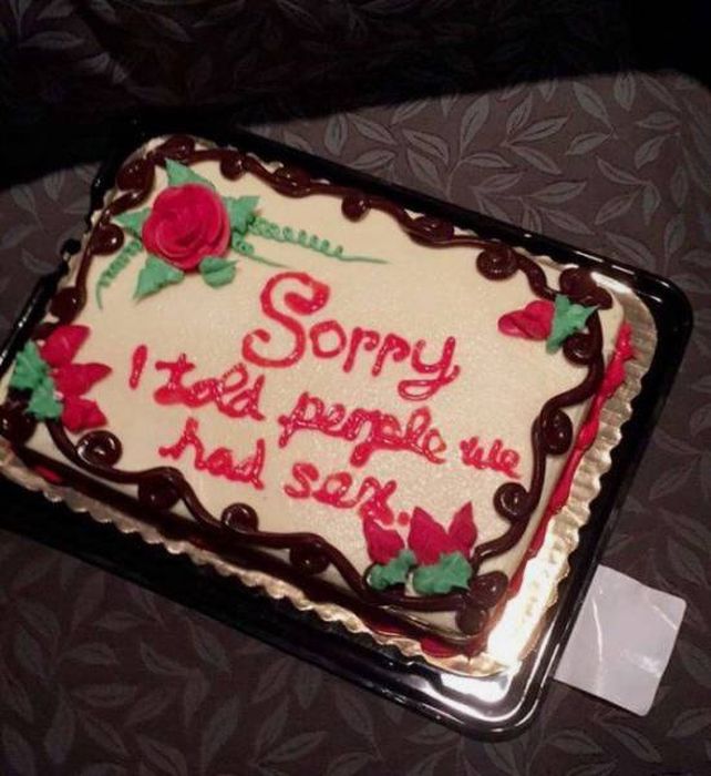 they call this the friend zone cake