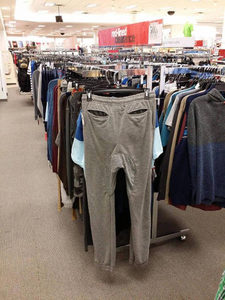 this guy just realized what happens to sweat pants