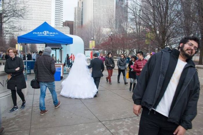 this guy was blown away by that bride