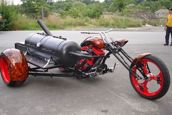 this is the bike and the biker bar all in one