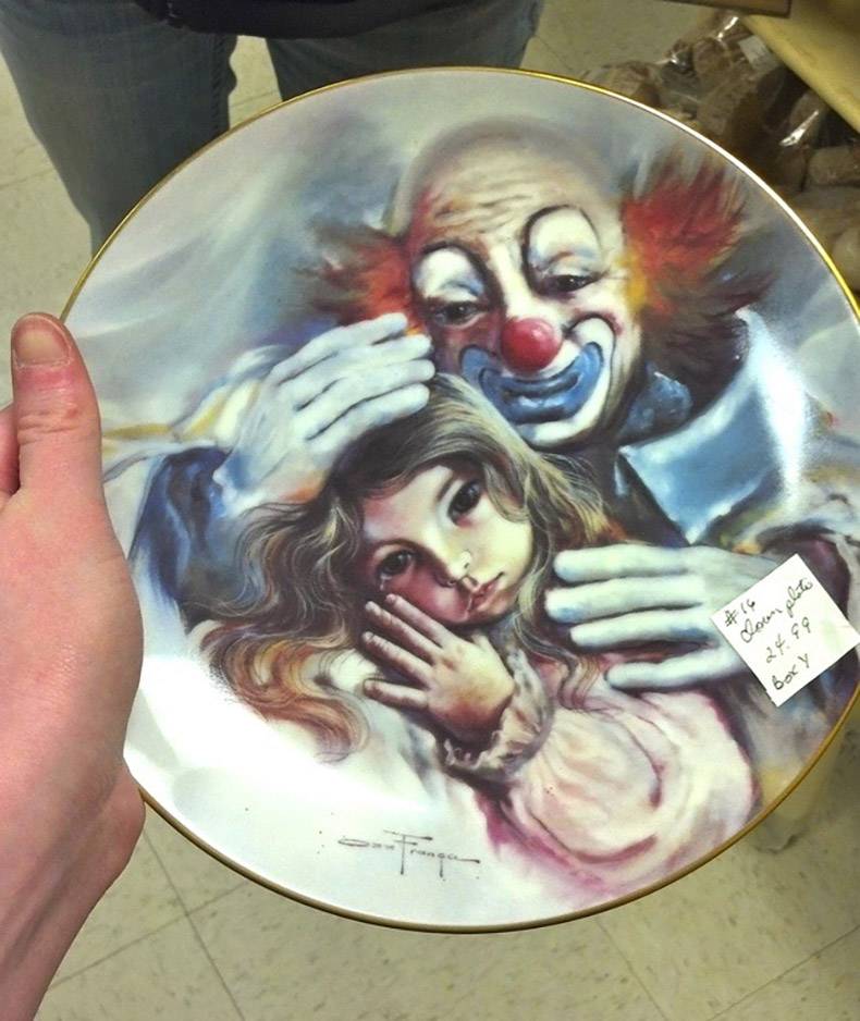 this plate makes the food taste more terrifying