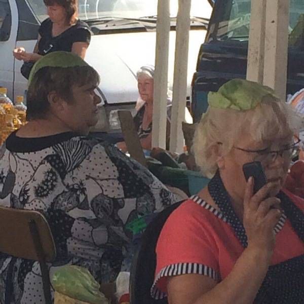 well see your red hat society and raise you a lettuce hat society