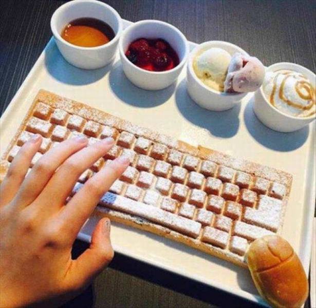 when you re starving at work and your keyboard starts to look like dessert