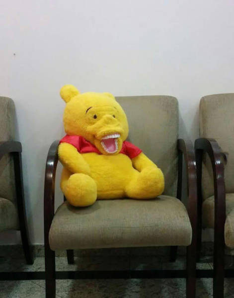 winnie the pooh thought it was time he went to the dentist