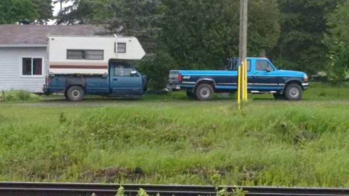 yo dawg we heard you like trucks so we put a truck behind your truck