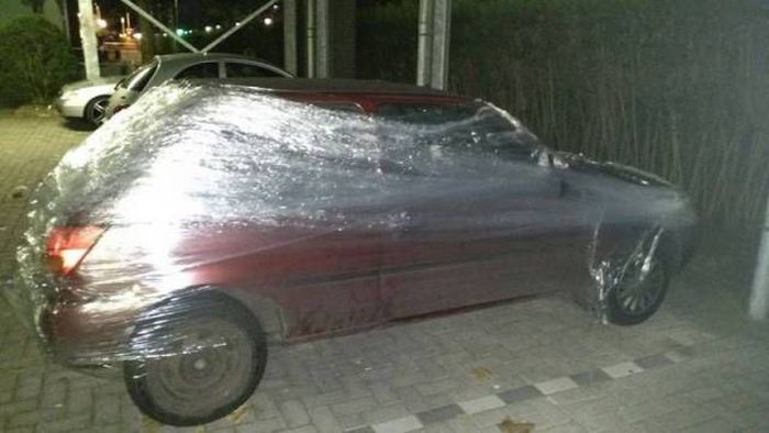 you can get prewrapped cars out of vending machines in russia